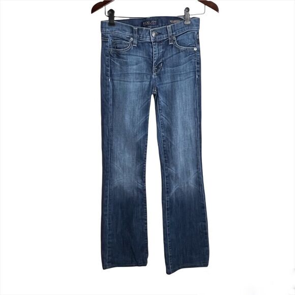 Fidelity Belladonna Mid Rise Bootcut jeans (hemmed) Size 25 - Picture 2 of 14